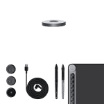 لوازم جانبی قلم نوری مدل Huion inspiroy Dial Q620M