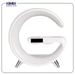 شارژر بی سیم رومیزی مدل همراه با شارژر بی سیم و اسپیکر و ساعت دیجیتال